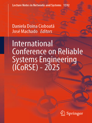 cover image of International Conference on Reliable Systems Engineering (ICoRSE)--2025